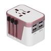 International Power Adapter Travel Plug with 4 USB Ports for