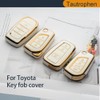 Tautrophen Key Fob Cover Case Shell Protector for Toyota RAV4