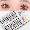 Derpilo Partial False Eyelashes, 100 Bundles, Matsueku, 3D False Eyelashes,