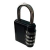 Padlock 4 Digit Combination Lock Security Home - Black
