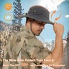 PLCWSCFV Sun Hats for Men Bucket Boonie UV Protection UPF50+