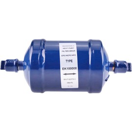 Chamixx 3/8'' Bi-Flow SAE Sweat Liquid Line Filter Drier Heat Pump SFK-083S 92070 for Refrigerant HCFC HFC Straight Cool Air Conditioners R502 R507 R404A from 1 to 5 Tons