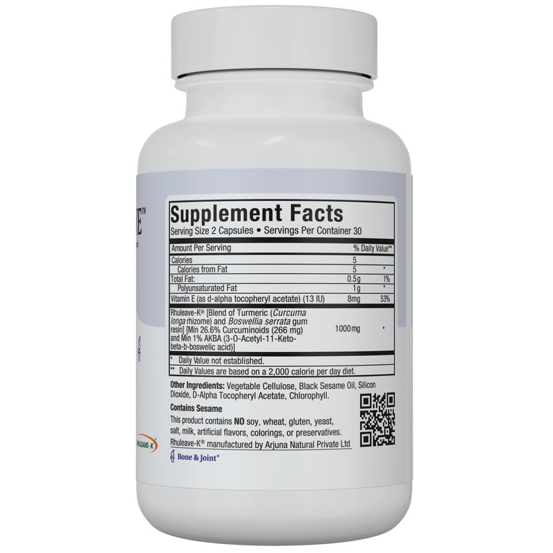 Maxi Health Relieve Joint Support Supplement with Turmeric and Boswellia