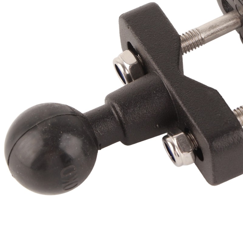 Motorcycle Handlebar Rail Ball Mount Base Kit Phone Holder Fixing