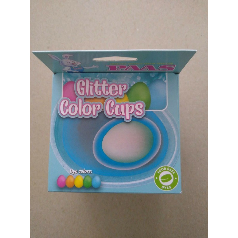 Glitter color cups by PAAS America's favorite Easter tradition