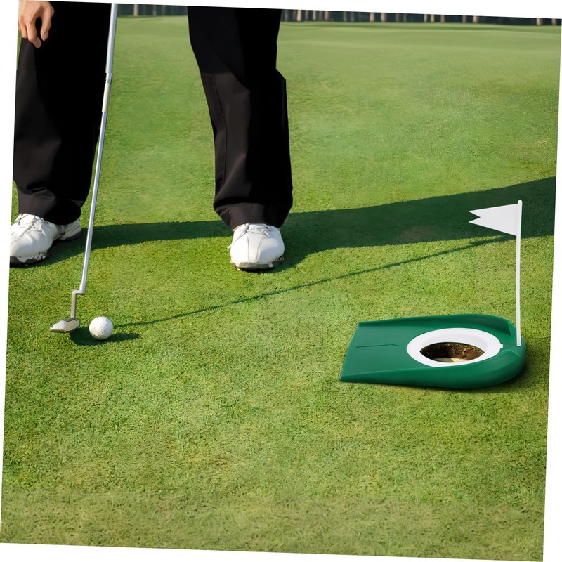 SUPVOX 2pcs Indoor Golf Putting Cups Flags for Enhanced Accuracy