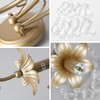 Sedelan Crystal Wall Sconce 2-Lights, Antique Wall Sconces Indoor, Brass