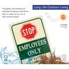 Employees Only Beyond This Point Signs 10"x7" Stop Do Not
