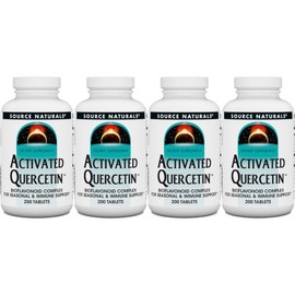 Source Naturals Advanced Quercetin Tablets, 200 Count, 4 Count / 소스내추럴스 아드밴스드 케르세틴 테블릿, 200개, 4개