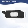 EATAKWARD 1Pair Black Car Sun Visor Cover, Replacement for Ford
