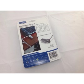 Tech Universe  Universal Laptop Security Lock 6.5 Ft. Steel Cable New Mac PC