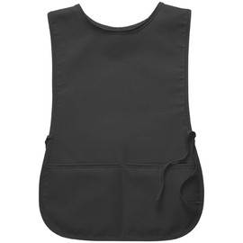 DayStar Apparel 2-Pocket Unisex Cobbler Apron with Side Ties and Deep Pockets - Style 400 (Small, Charcoal)