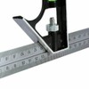 MAXPERKX Combination Square 12Inch/300mm, Set Square Carpentry Stainless Steel Angle