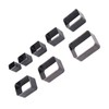 8pcs Leather Punch Cutter Mold High Carbon Steel Hollow Punch