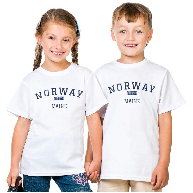 Norway Maine T-Shirt EST 2X Grey