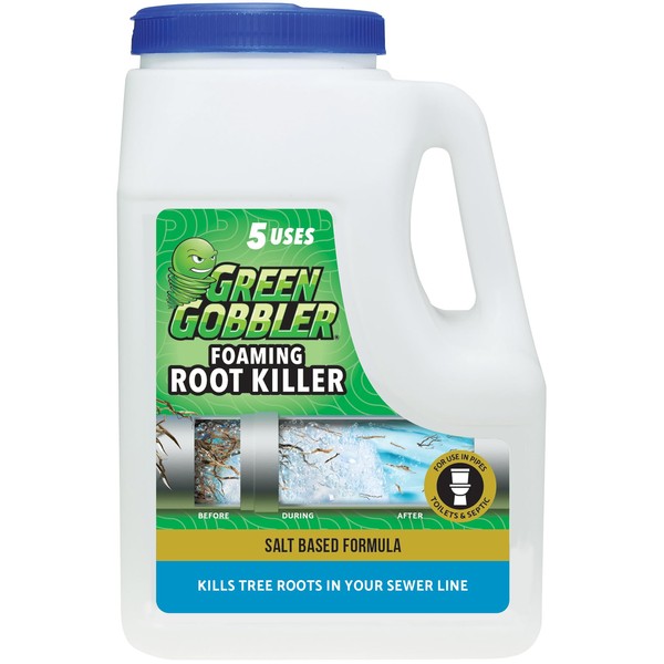 Green Gobbler, FOAMING Root Killer | Kills Tree Roots in