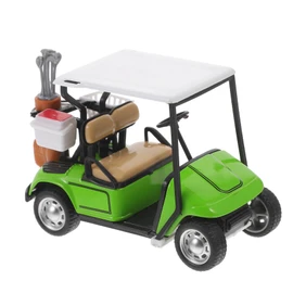 Mikinona Miniature Golf Cart Model Durable Desktop Decoration Realistic Golf Cart Ornament for Home Office Decor Compact Lightweight Design