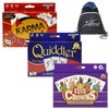 PlayMonster Card Games Set of 3: Karma, Quiddler, Five Crowns