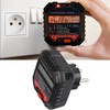 Advanced with Voltage Display GFCI Output Tester, 90-250 V Socket