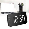 LED Digital Alarm Clock Portable Desk Clock with Snooze for