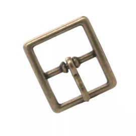 Stecksstore Square Strap Buckle 3/4" Antique Brass 20002-09