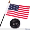 Wuliim Premiun USA Desk Flag Set - 4 x 6