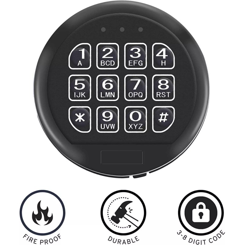 Unbranded Gun Safe Lock Replacement Digital Keypad Electronic Safe Lock