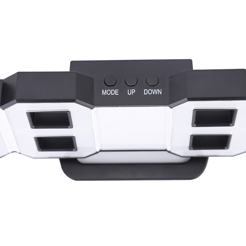 Digital LED Large 3D Table Hanging Wall Clock Alarm Snooze