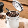 Coffee Canister 1.2L Stainless Steel Versatile Airtight Food Storage Container