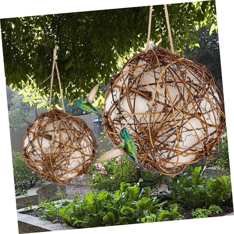 CIYODO Natural Nesting Materials Kit Handmade Birdhouse Birds Nesting Material