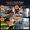 Ropeless Battle Ropes, Heavy Duty Portable Cordless Battle Rope for