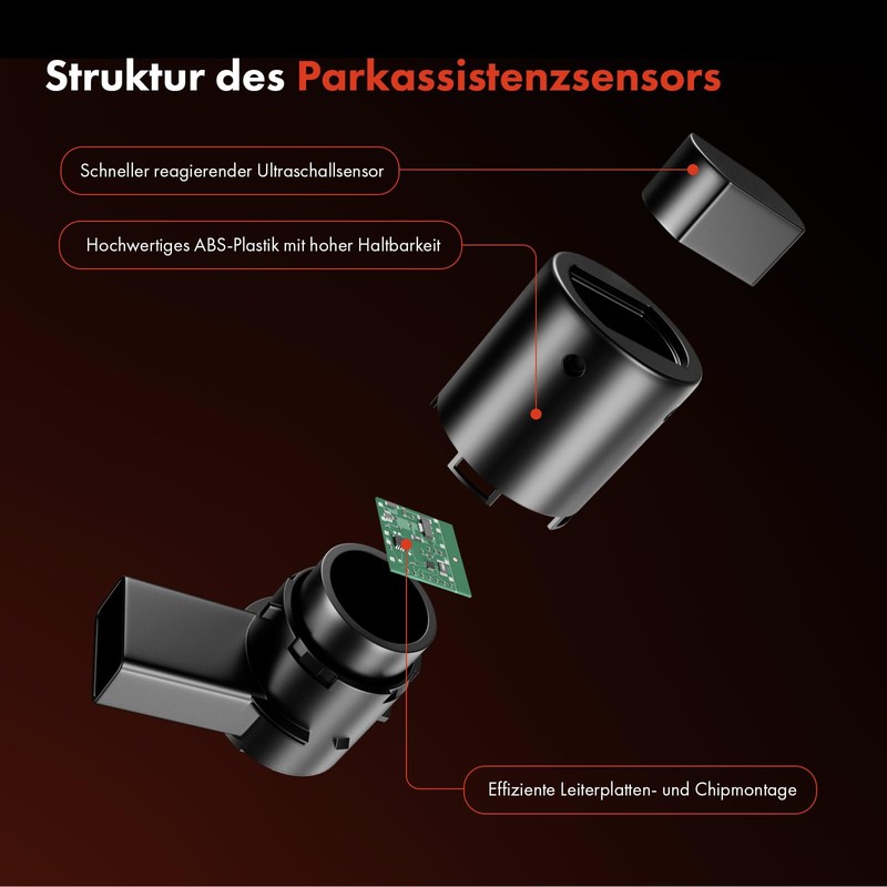 Frankberg Parking Sensor Parking Aid Front Rear Compatible with Altea