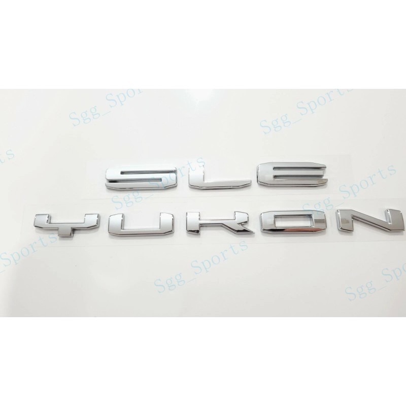 GMC 2PCS GMC 2021-2023 Yukon Yukon XL Rear Tailgate Chrome