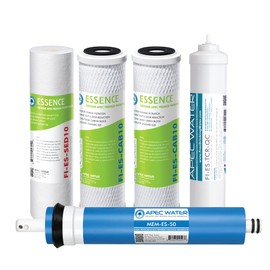 APEC ESSENCE Series 50 GPD Complete Replacement Filter For Undersink System(FILTER-MAX-ES50)