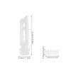 Operitacx 20 Pack Adjustable Plastic Curtain Hooks for Pinch Pleated