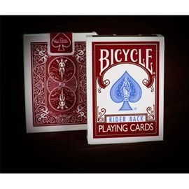 Bicycle Playing Cards Poker (Red) by US Playing Card Co | Cool Collectable Poker Deck | Cards for Magicians and Magic Tricks
