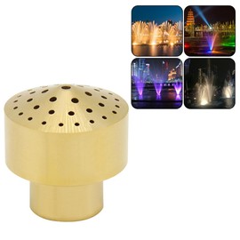 Hooshing Brass Fountain Nozzle 1/2" DN15 Pond Column Water Sprinkle Head for Garden Pond Amusement Park
