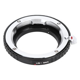 Fikaz l MM4/3 Lens Adapter Ring for Leica M Mount Lens to Fit for Olympus M4/3 Mount