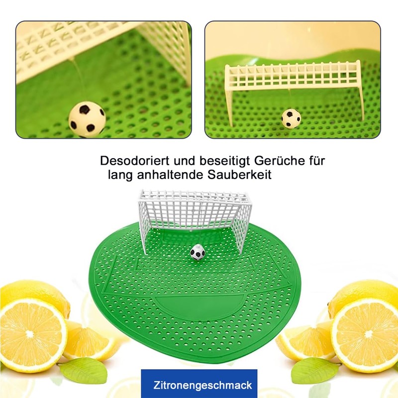 CUEMOON Pack of 6 Urinal Sieves with Fragrance, Splash Guard