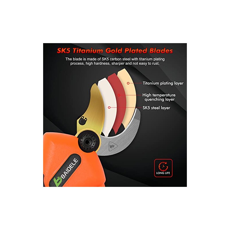 SK5 High Carbon Steel Blade for 3 cm Loppers 830B