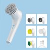 Handheld Electric Cleaning Brush Multifunctional with 5 Replacement Brush Heads