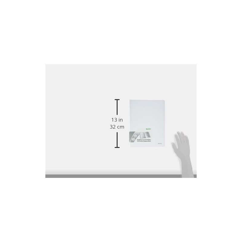 Leitz 39580099 A4 Display Book, 20 Pockets, 40 Sheet Capacity,