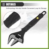 HOPESPANNER Universal Adjustable Spanner Wide Jaw Opening Wrench Automotive Tool