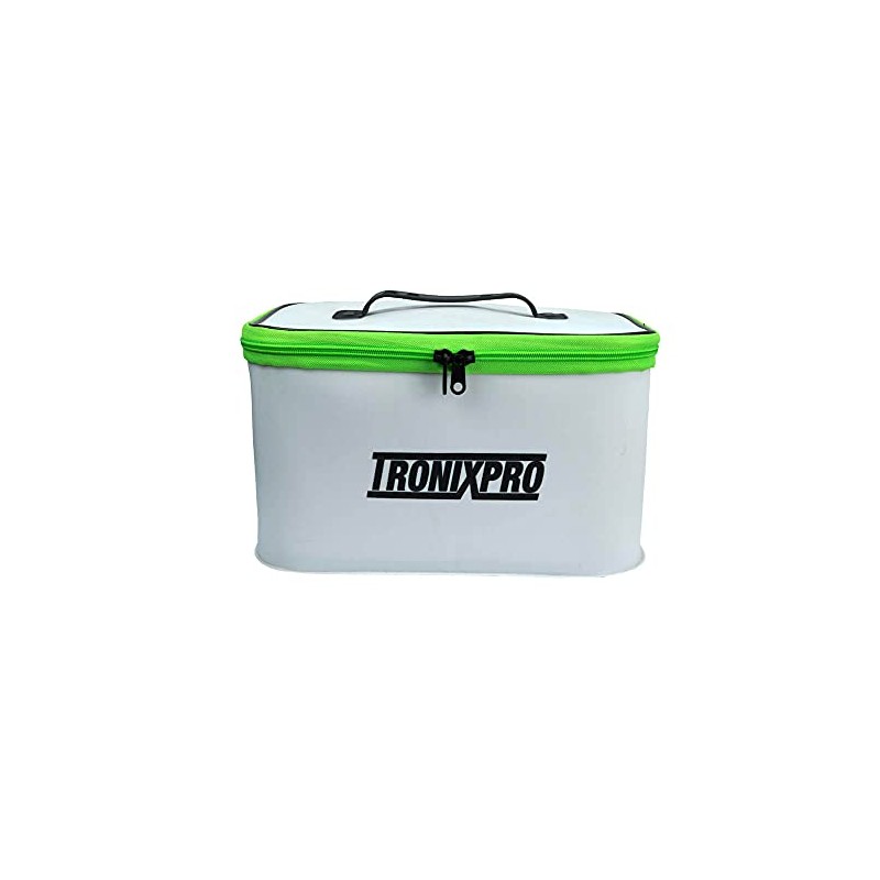 Tronixpro Soft Cool Bag, 36x24x21cm, White/Green