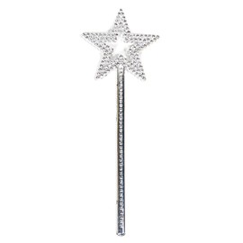 AKOAK Star Wand,13 Inches Silver Fairy Princess Angel Wand