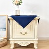 Wolkemer 2 Pack Small Square Tablecloth 24 x 24 Inch