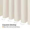 Gibelle Long Shower Curtain 72 x 78, Tall Waffle Weave