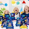 QYCX 12 Packs Space Gift Bags Outer Space Drawstring Gifts
