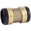 SharkBite 2 Inch Coupling, Push to Connect Brass Plumbing Fitting,