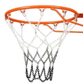 2 LBS Chain Basketball Net Heavy Duty Outdoor, 0.12 Inch Thick Basketball Net Chain